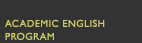 Academic English Program